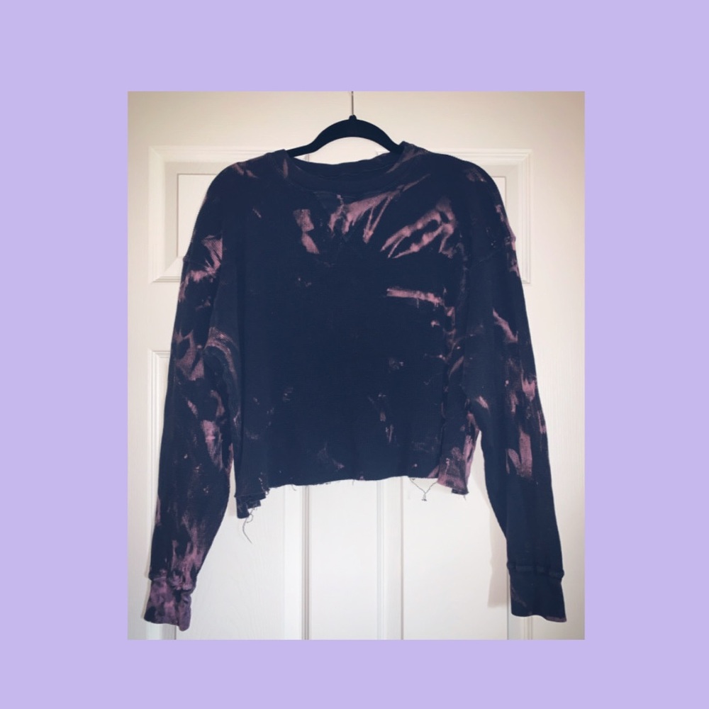 tie dye sweatshirt/sweater